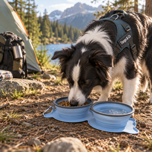 TrailDuo Foldable Travel Bowls