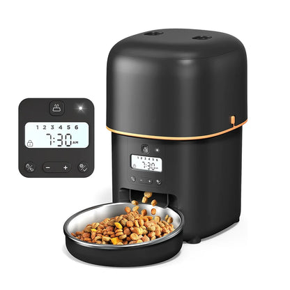 🍽️ 2L Automatic Pet Feeder with Voice Recording & Smart Reminders – Stainless Steel Bowl
